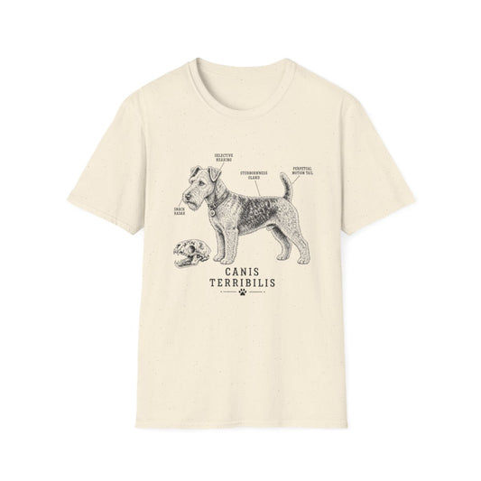 Anatomy Of A Welsh Terrier Tee - Natural