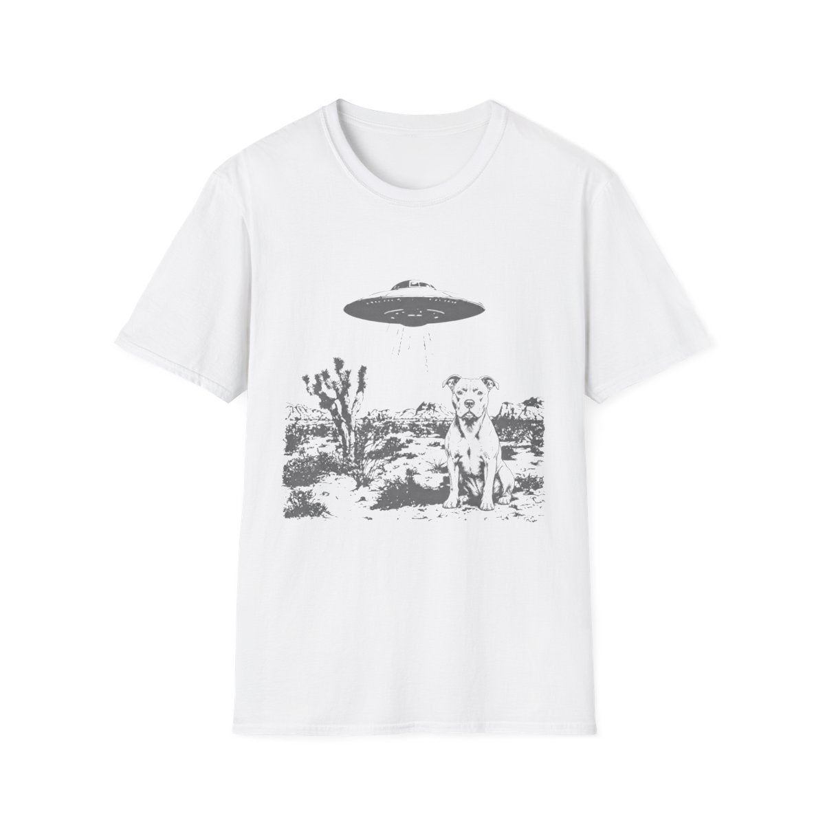 Area 51 American Pit Bull Terrier Tee - White