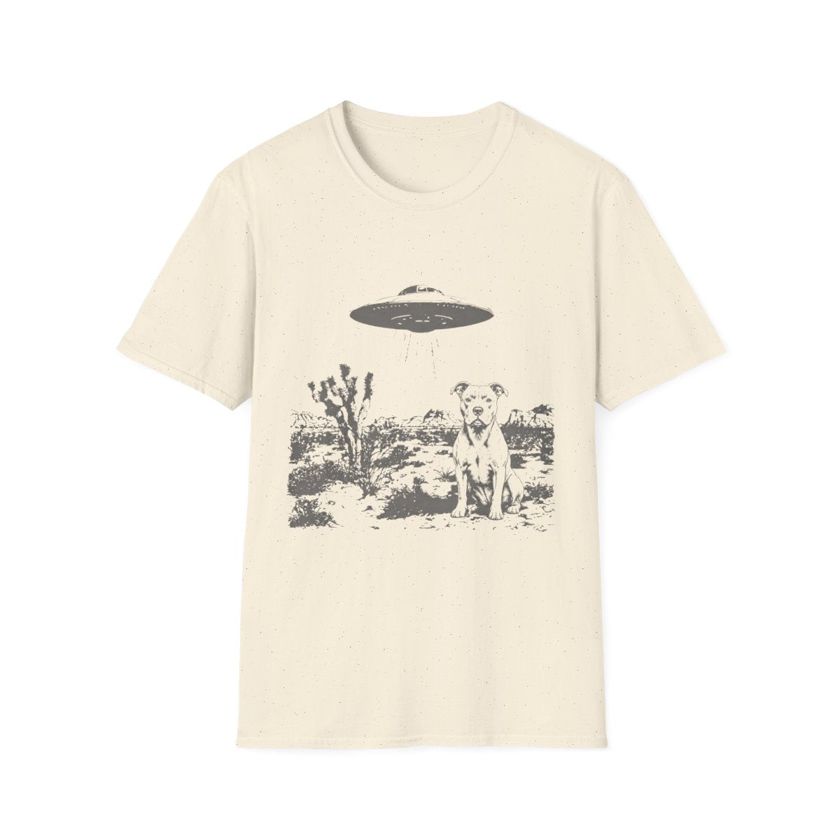 Area 51 American Pit Bull Terrier Tee - Natural