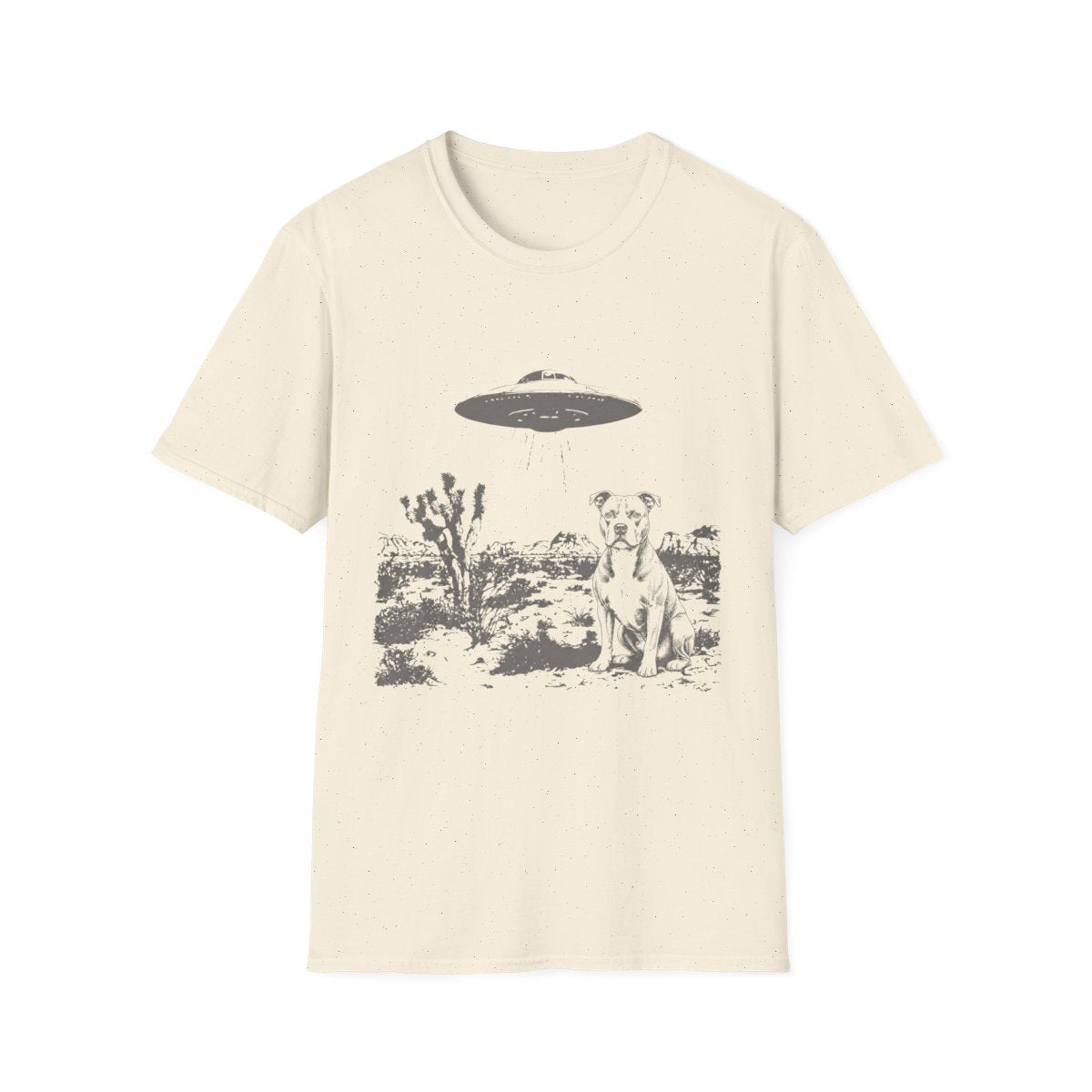 Area 51 American Staffordshire Terrier Tee - Natural