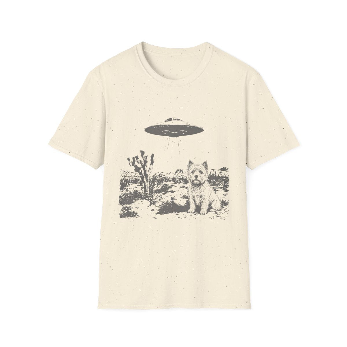 Area 51 Cairn Terrier Tee - Natural