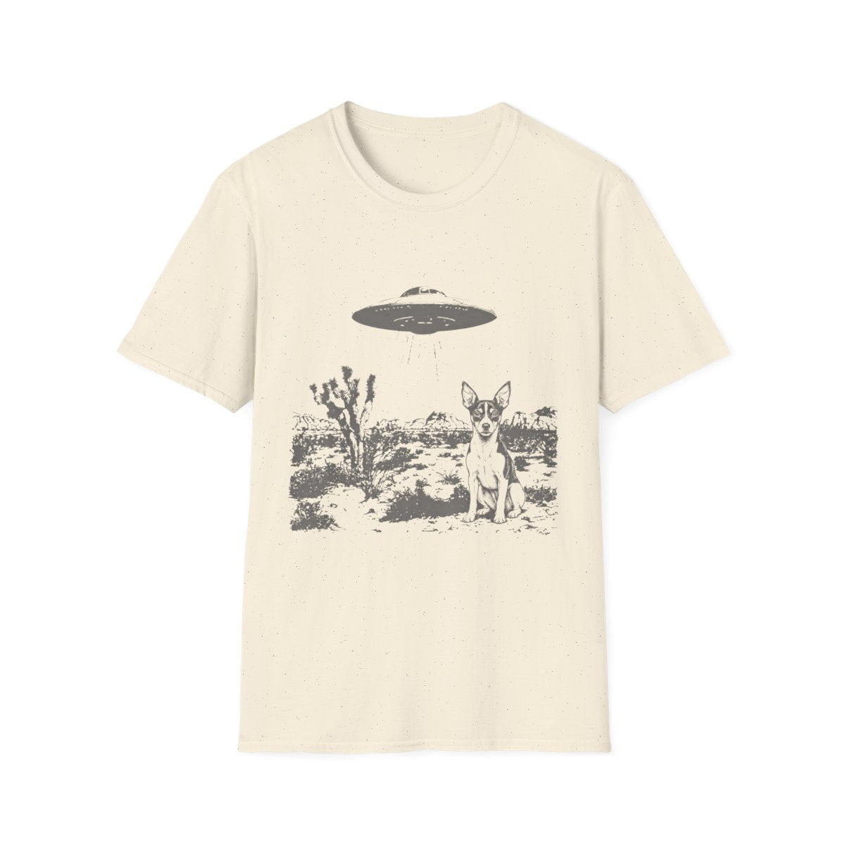 Area 51 Rat Terrier Tee - Natural