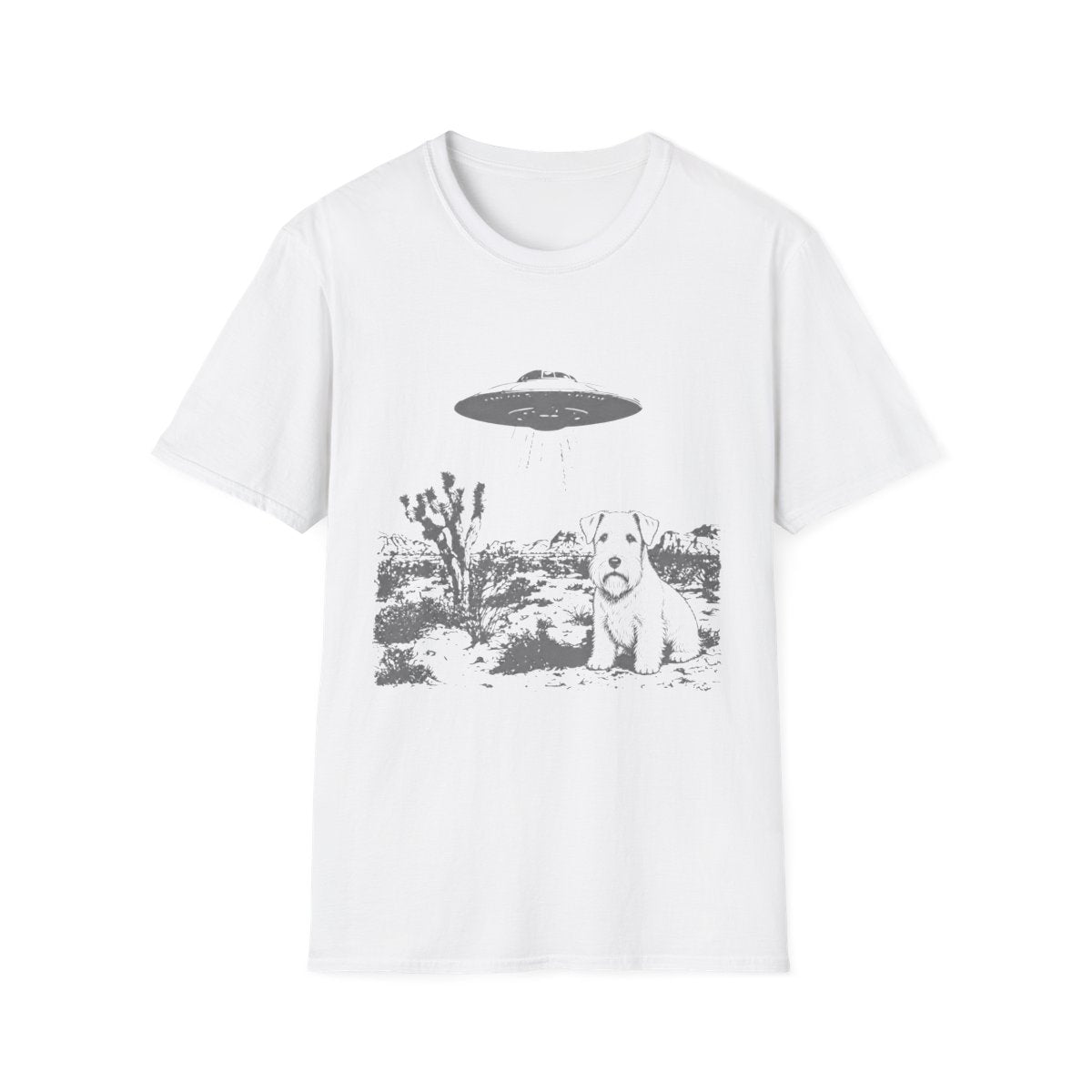 Area 51 Sealyham Terrier Tee - White