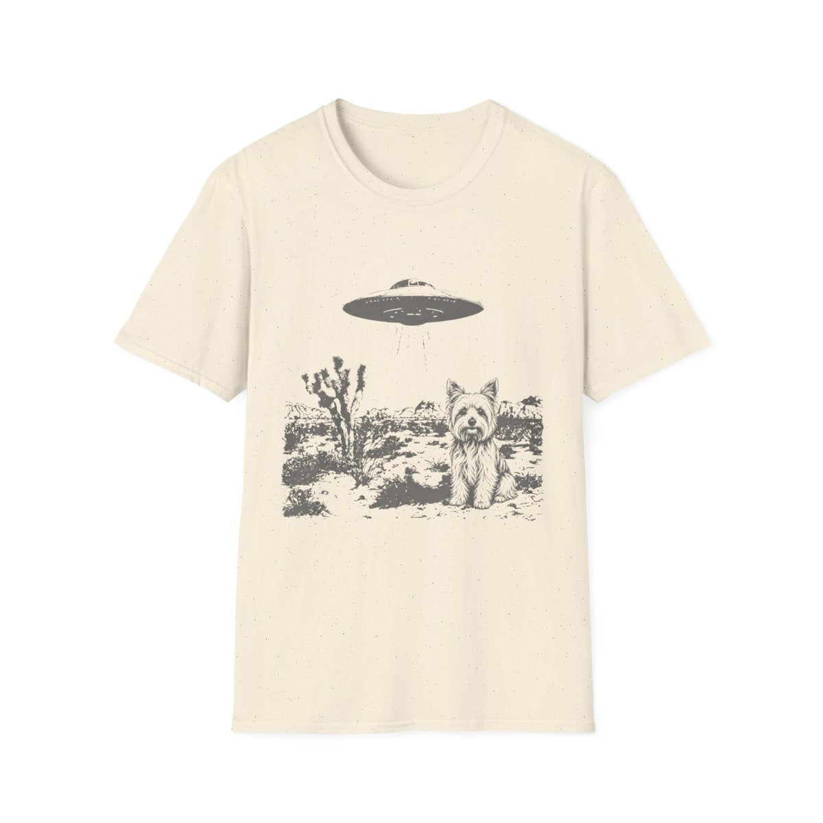 Area 51 Yorkshire Terrier Tee - Natural