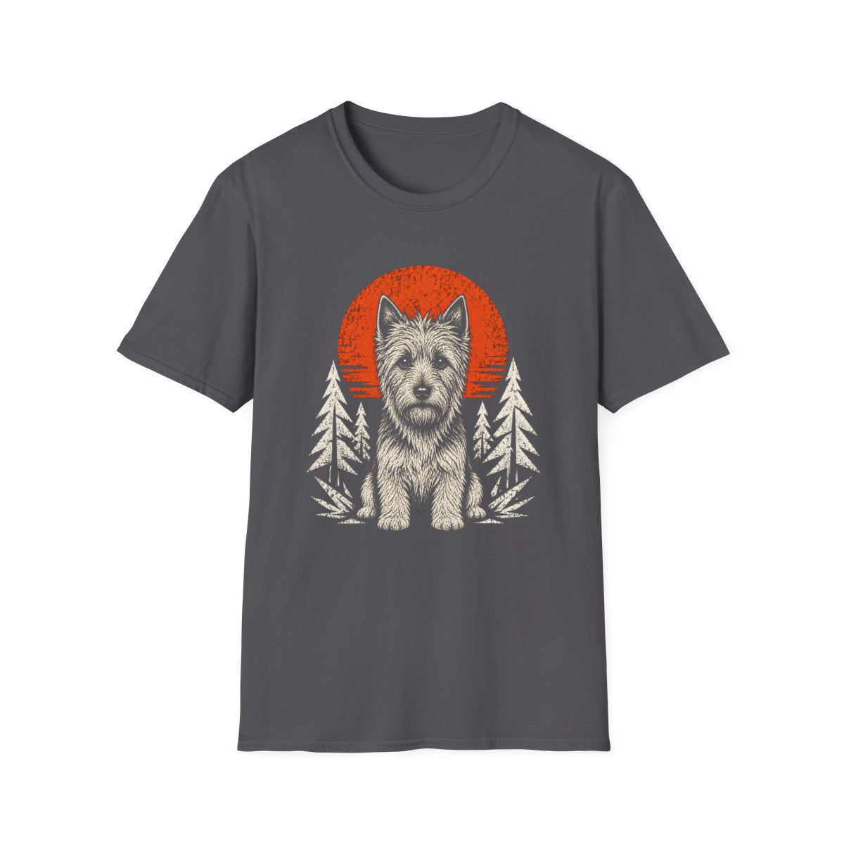 Australian Terrier Adventure Club Tee - Charcoal