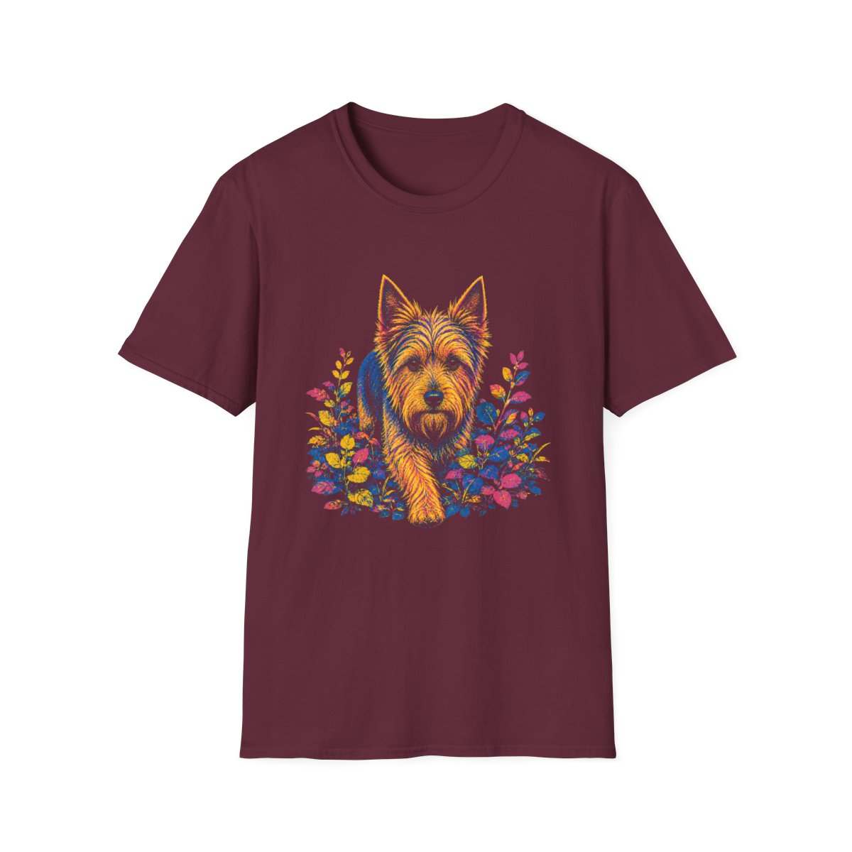 Australian Terrier Bold Spirit Tee - Maroon