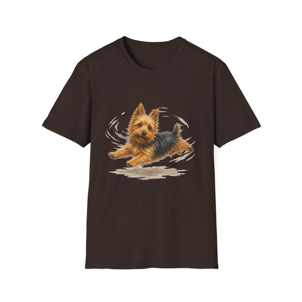 Australian Terrier Certified Zoomies Champion Tee - Dark Chocolate