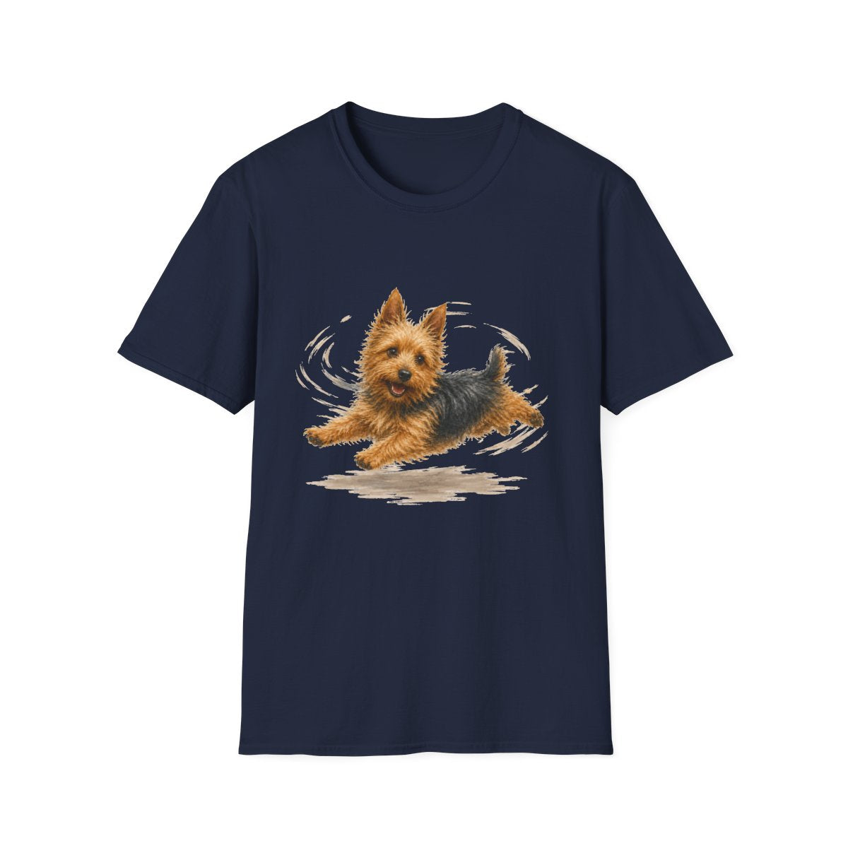 Australian Terrier Certified Zoomies Champion Tee - Navy