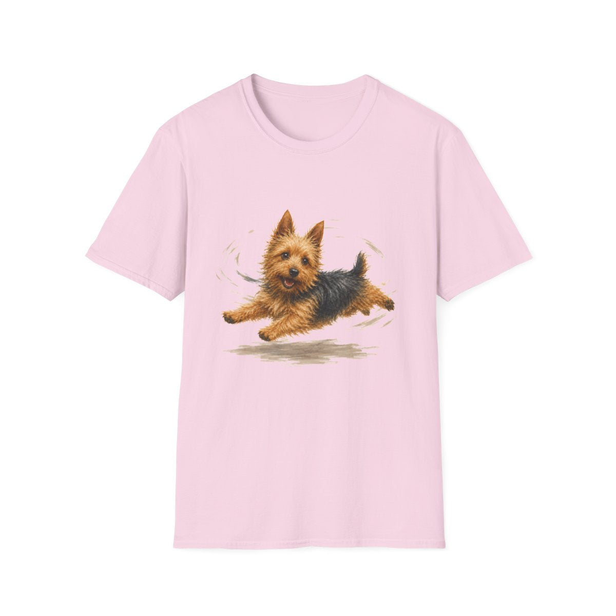 Australian Terrier Certified Zoomies Champion Tee - Light Pink