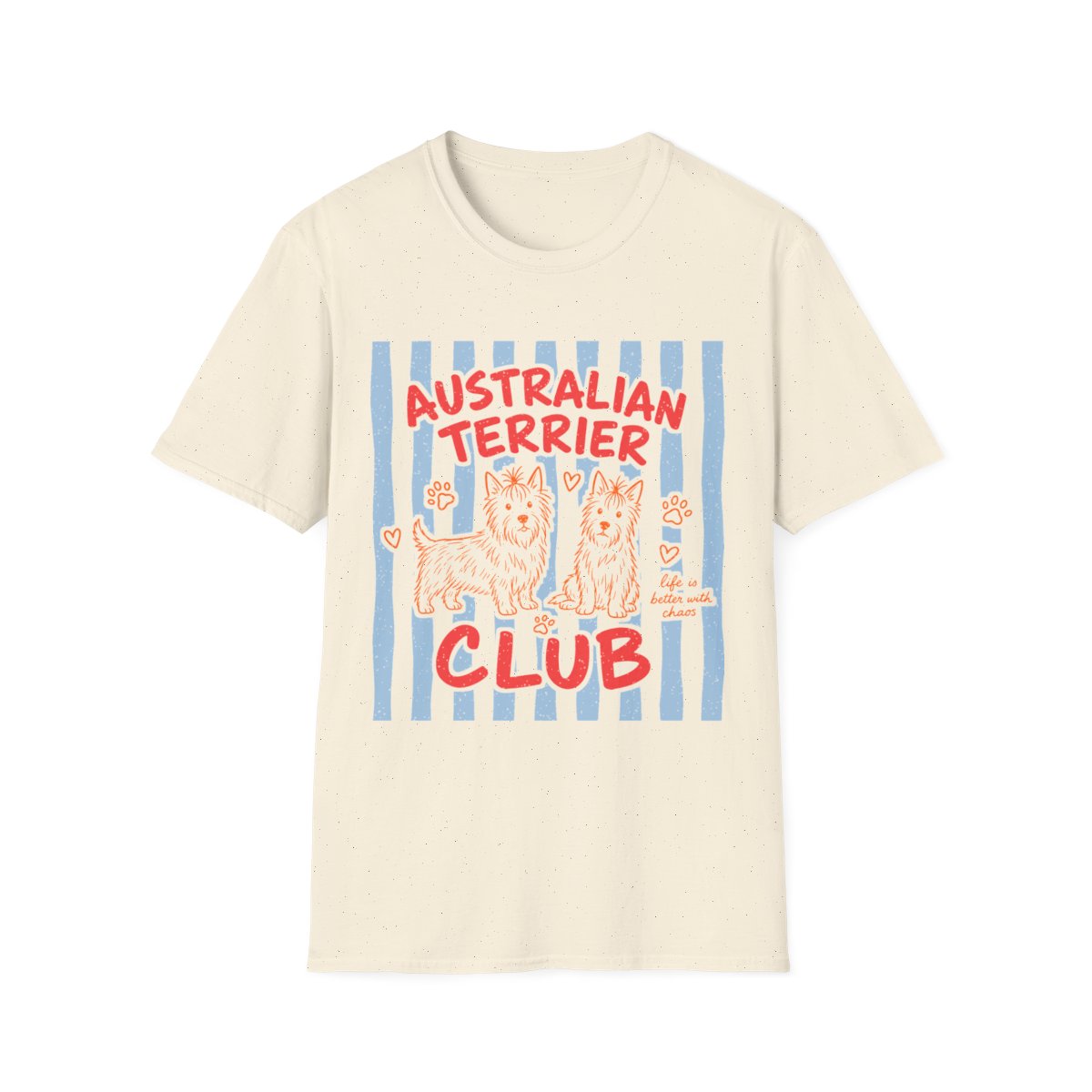 Australian Terrier Club Tee - Natural