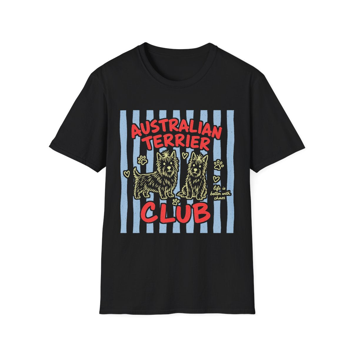 Australian Terrier Club Tee - Black