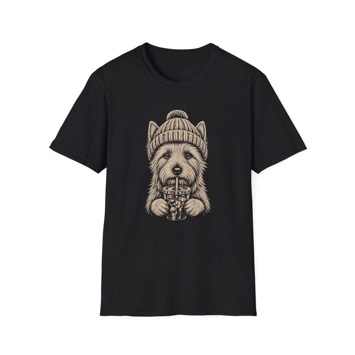 Australian Terrier Cold Brew Tee - Black