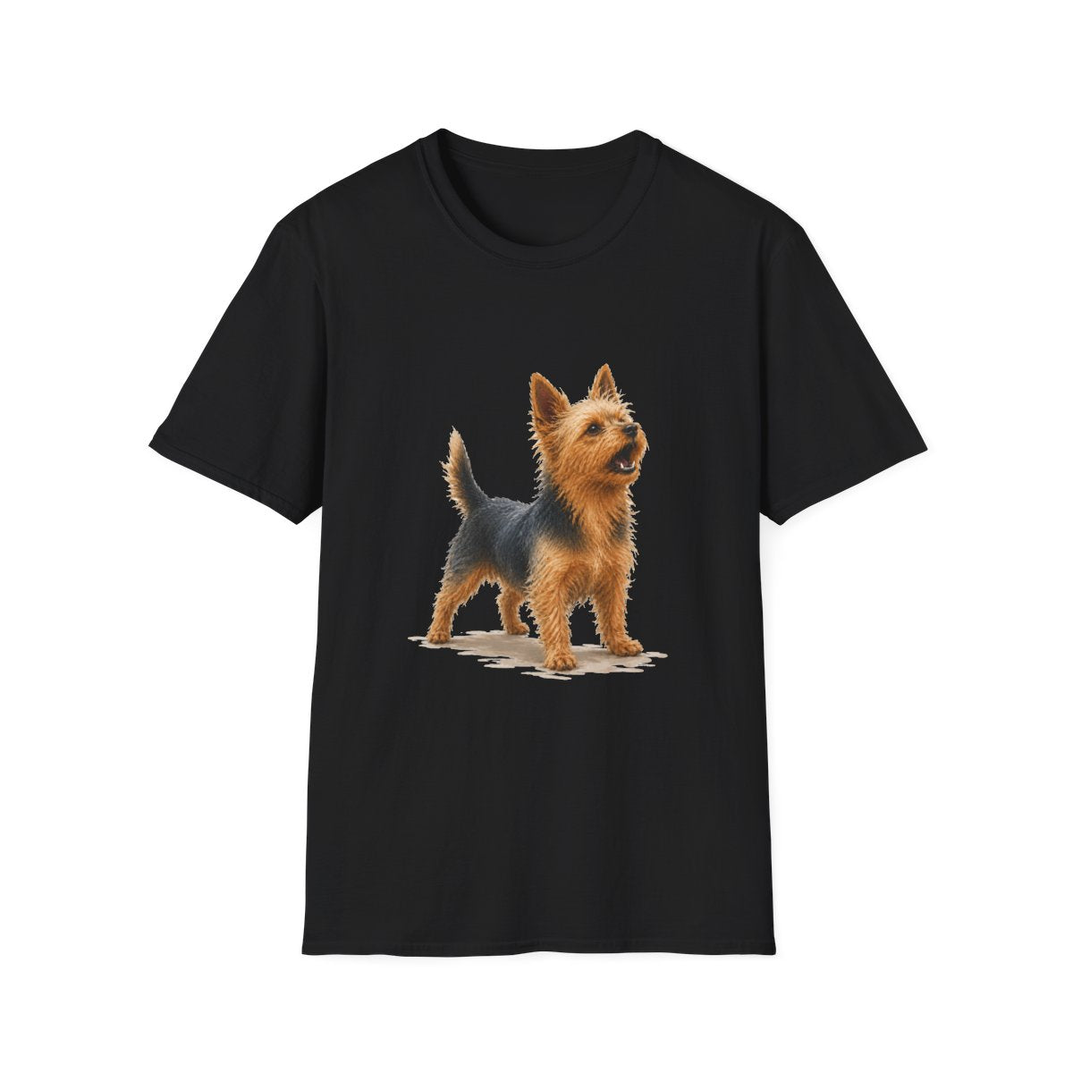 Australian Terrier Head Of Security Tee - Black