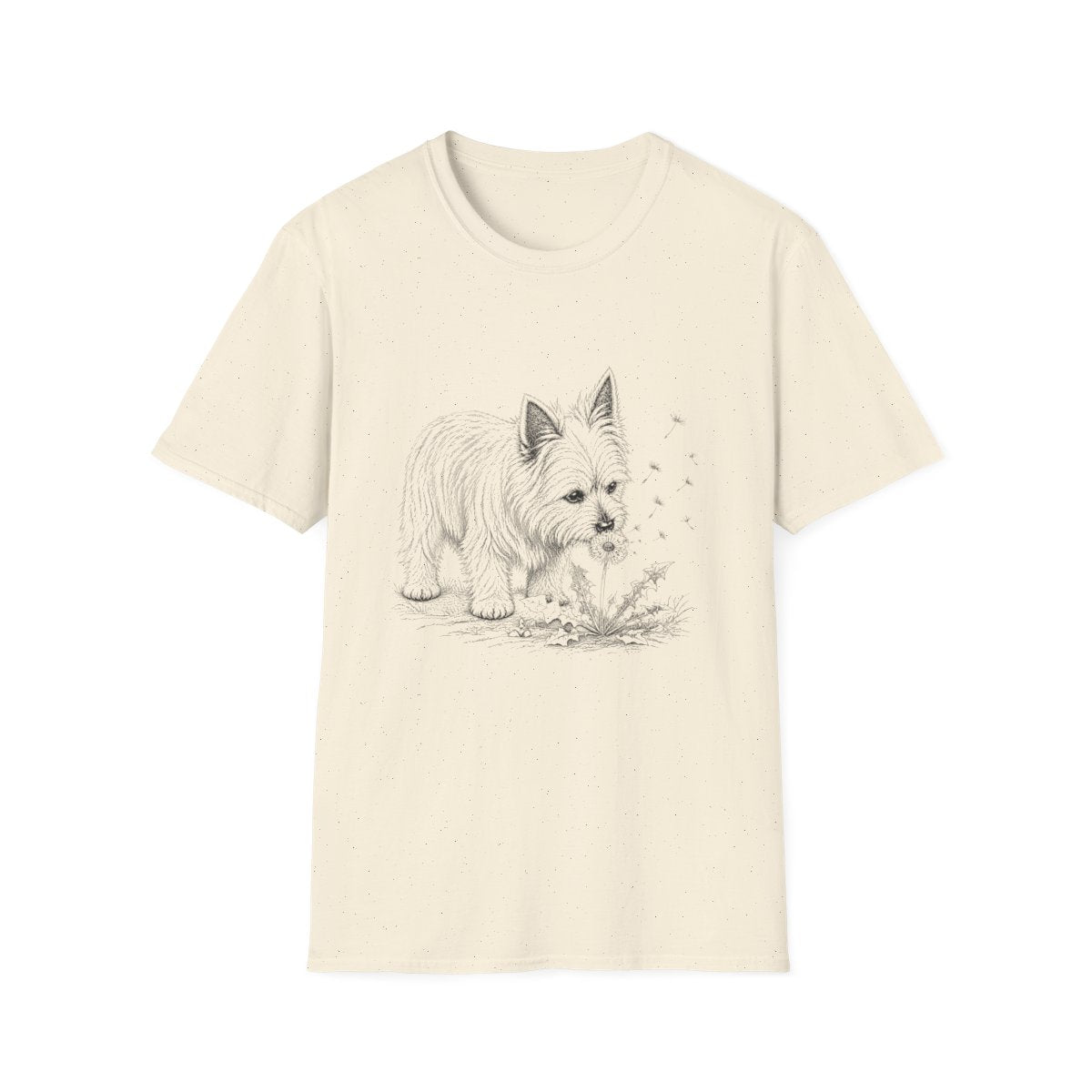 Australian Terrier Make A Wish Tee - Natural
