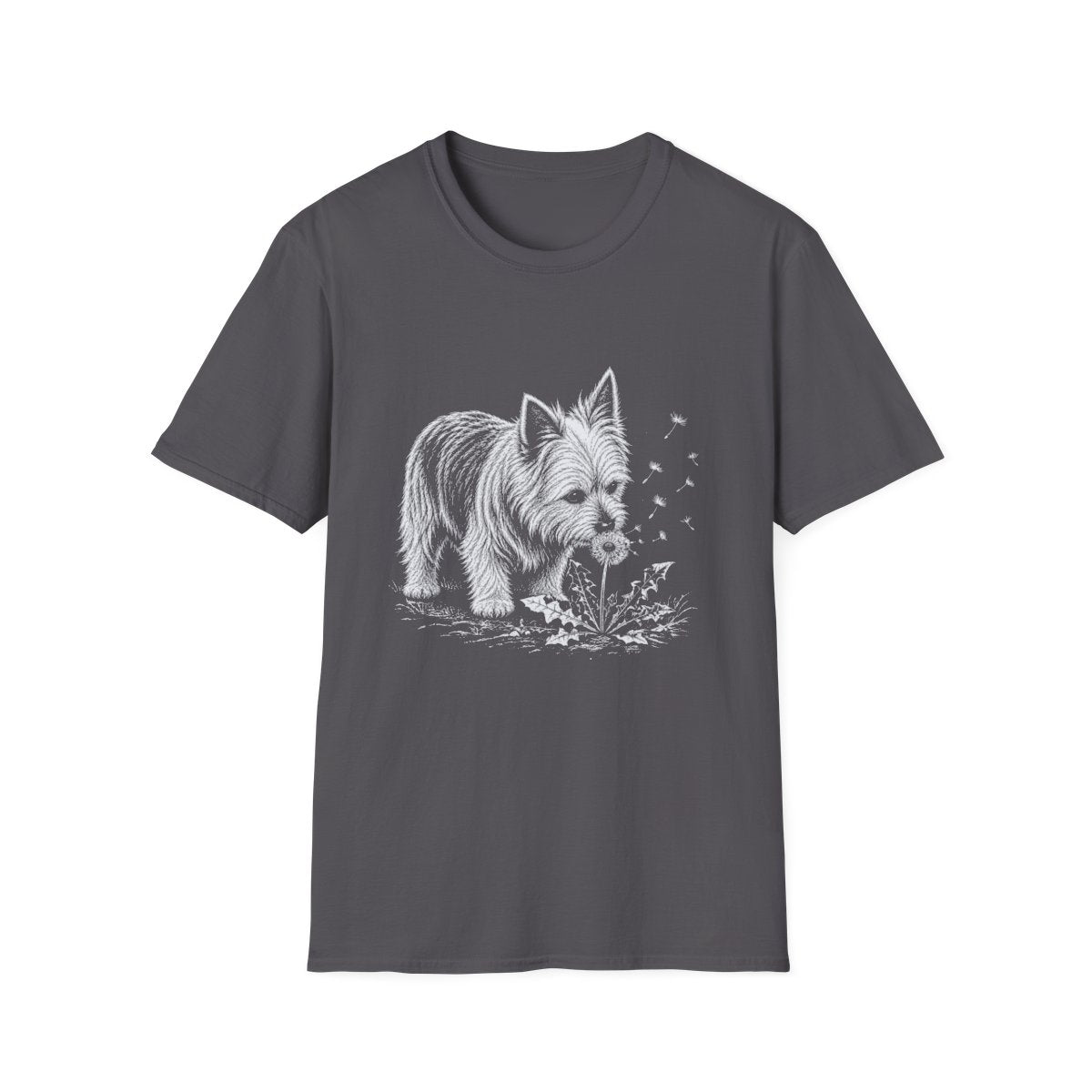 Australian Terrier Make A Wish Tee - Charcoal