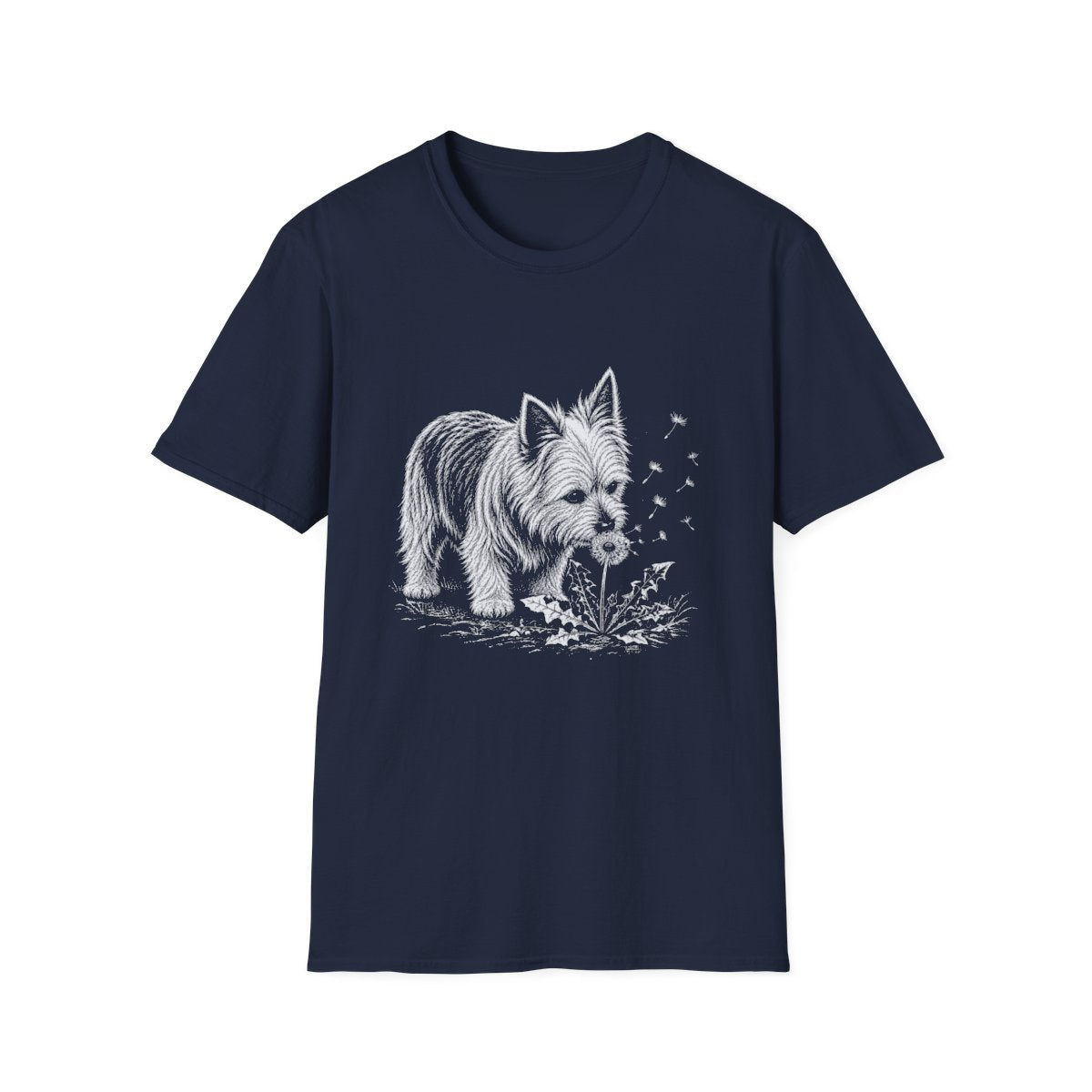 Australian Terrier Make A Wish Tee - Navy
