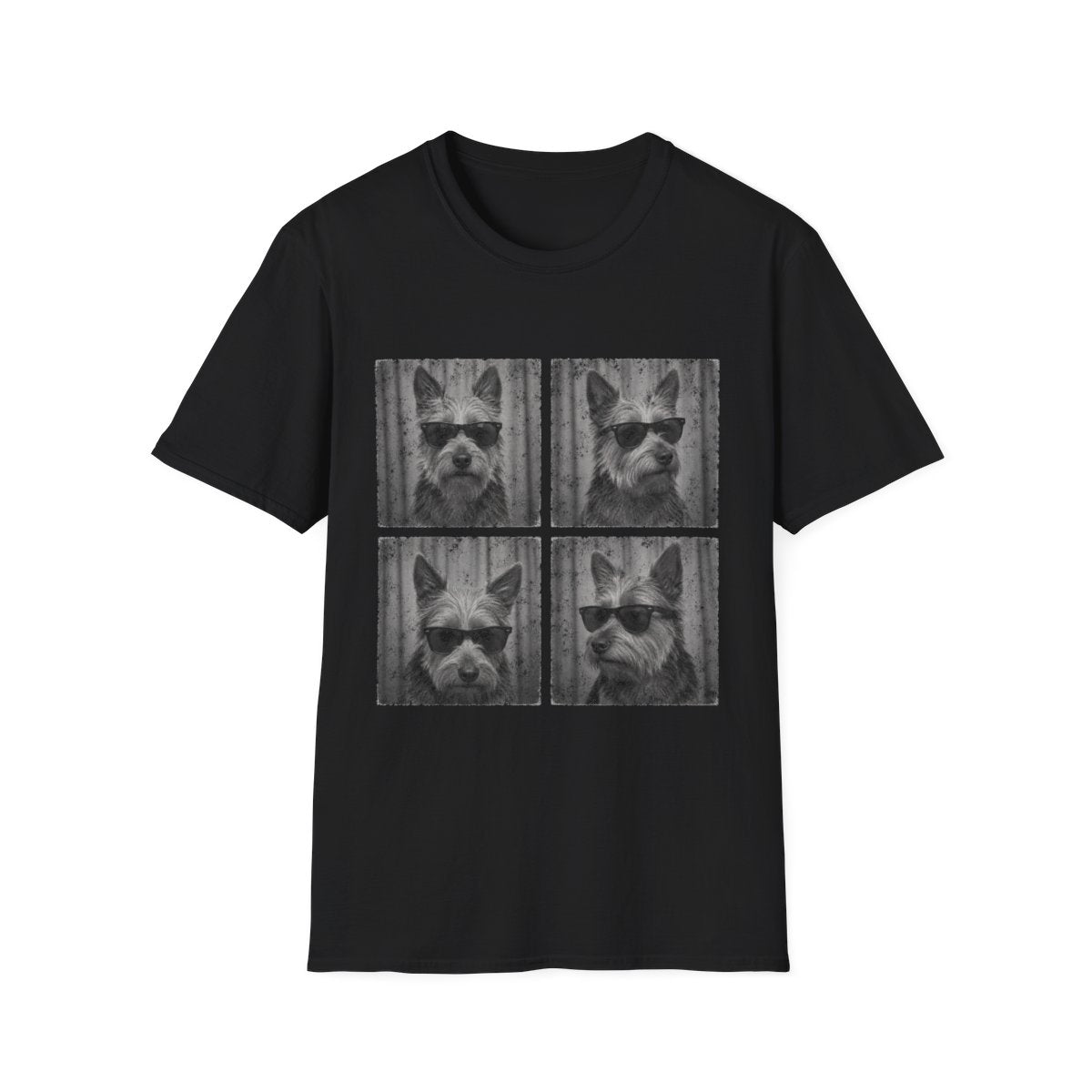 Australian Terrier Photo Booth Tee - Black