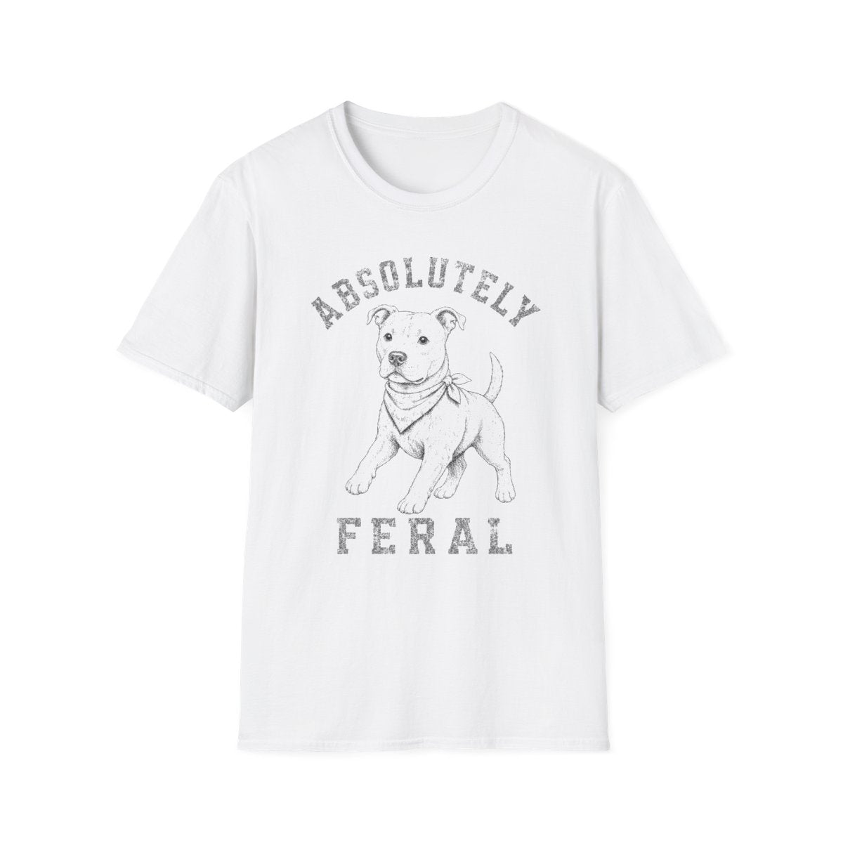 Bandana American Pit Bull Terrier Tee - White