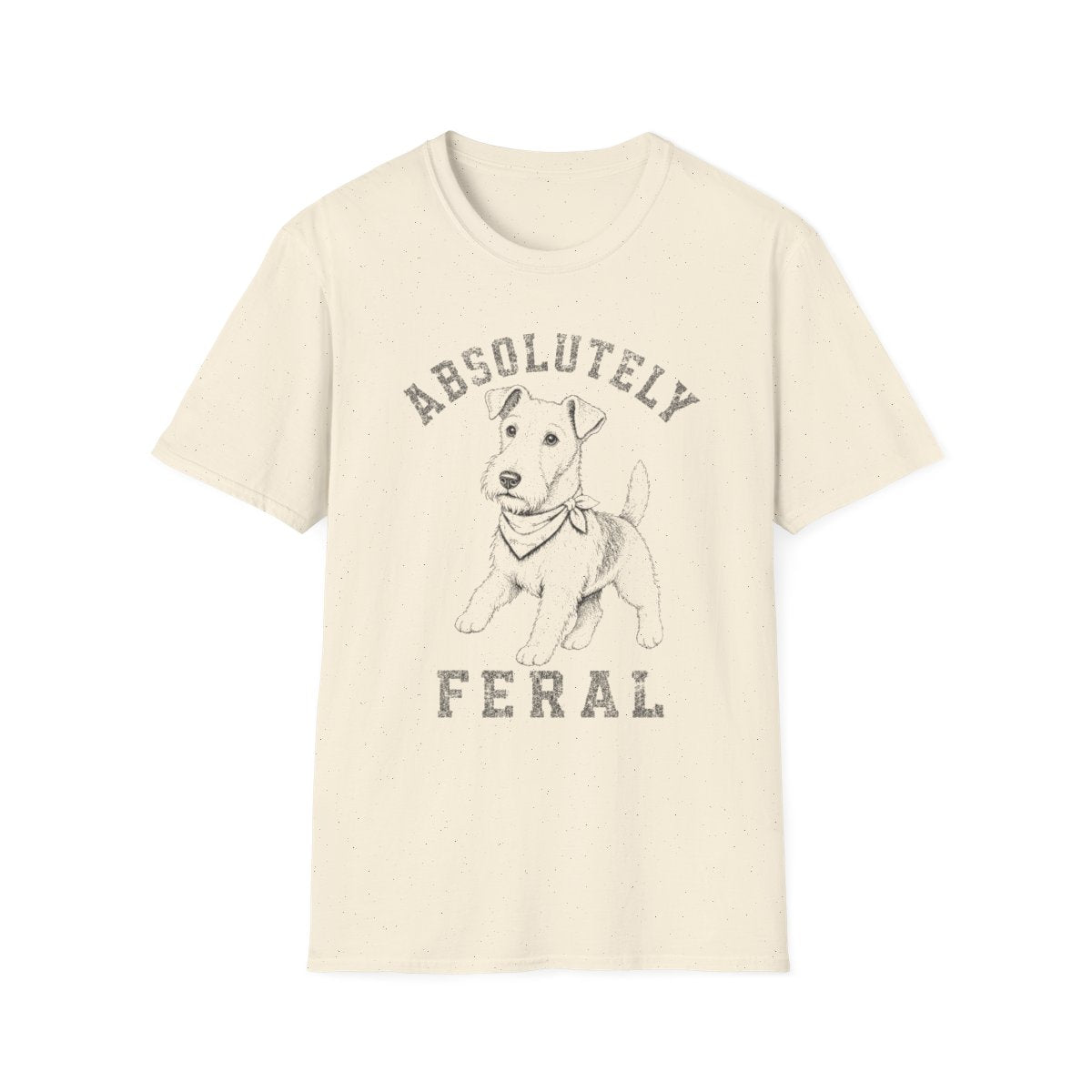 Bandana Australian Terrier Tee - Natural