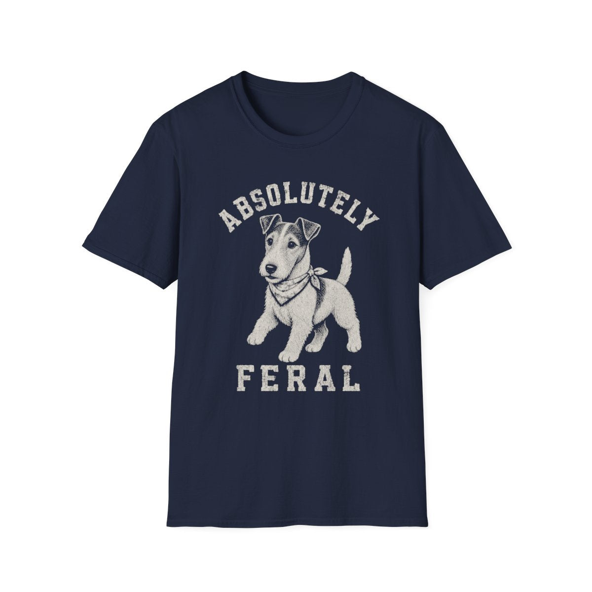 Bandana Australian Terrier Tee - Navy