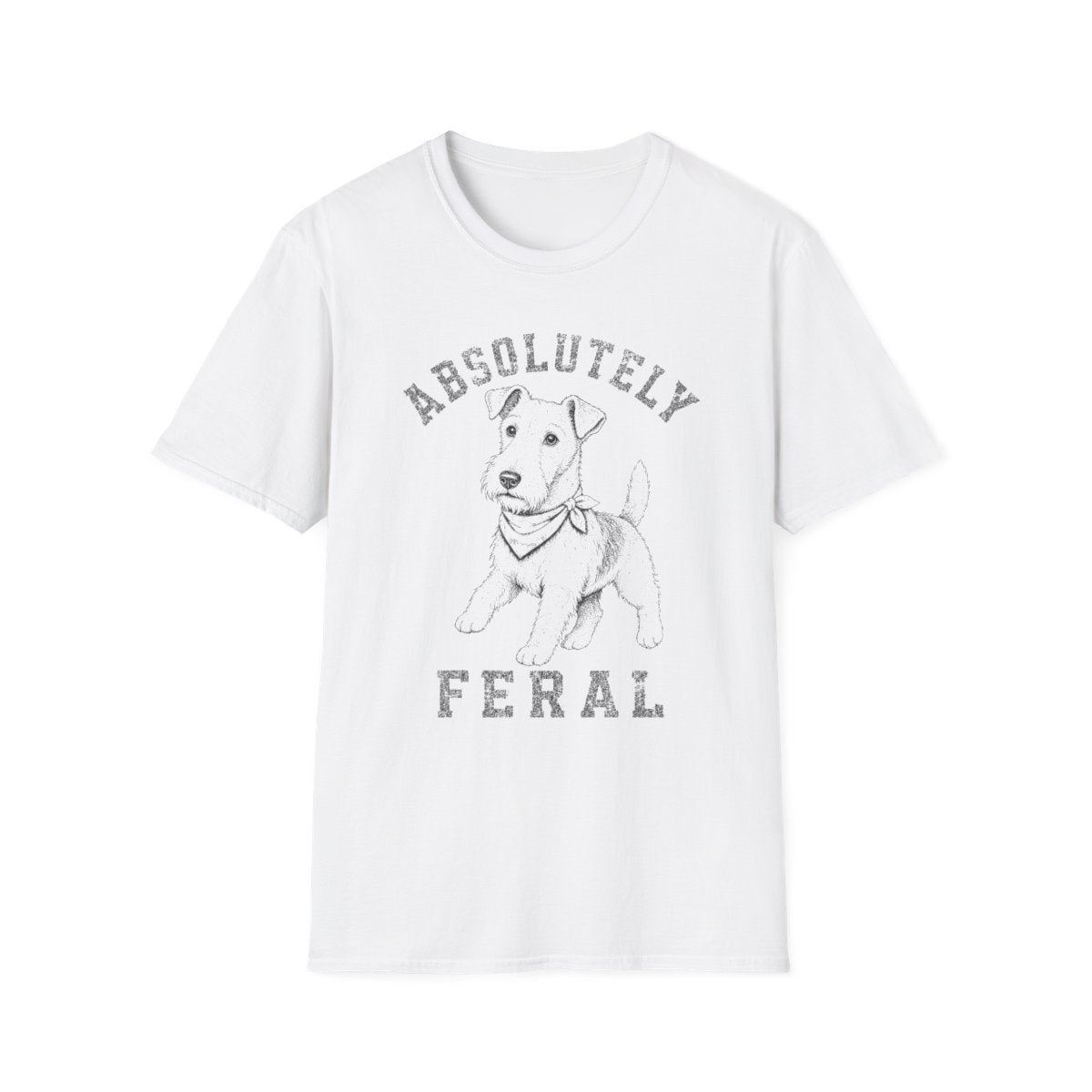 Bandana Australian Terrier Tee - White