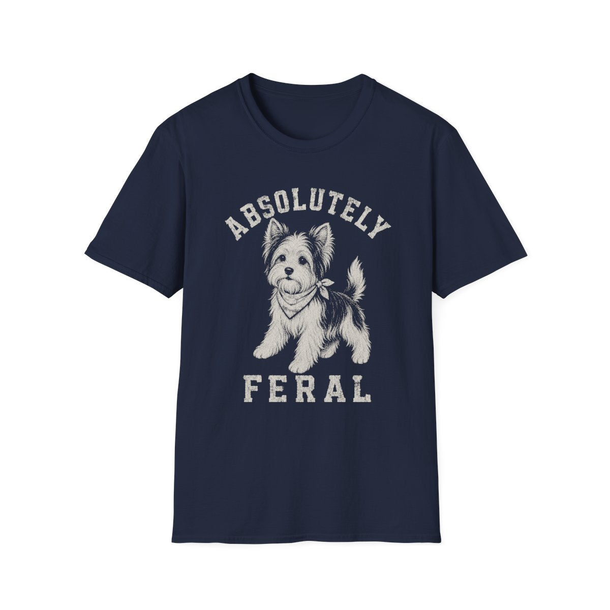Bandana Biewer Terrier Tee - Navy