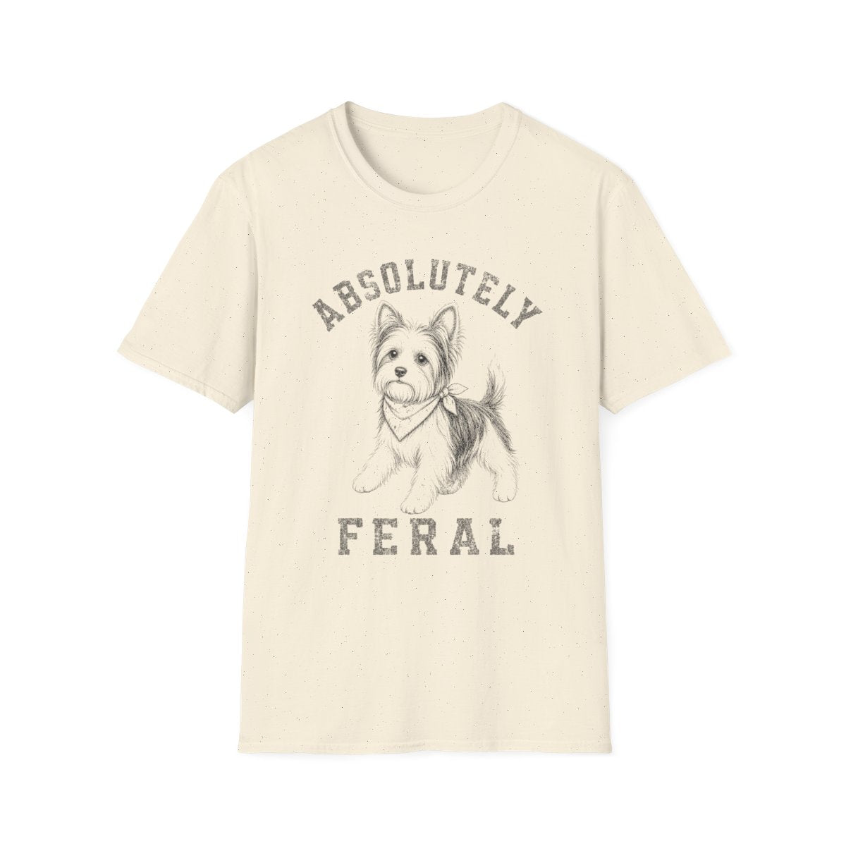 Bandana Biewer Terrier Tee - Natural