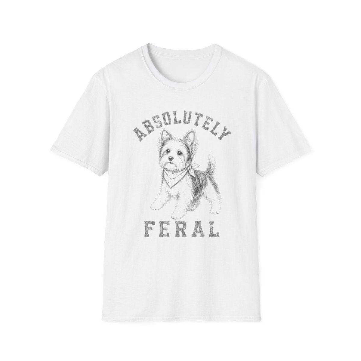 Bandana Biewer Terrier Tee - White