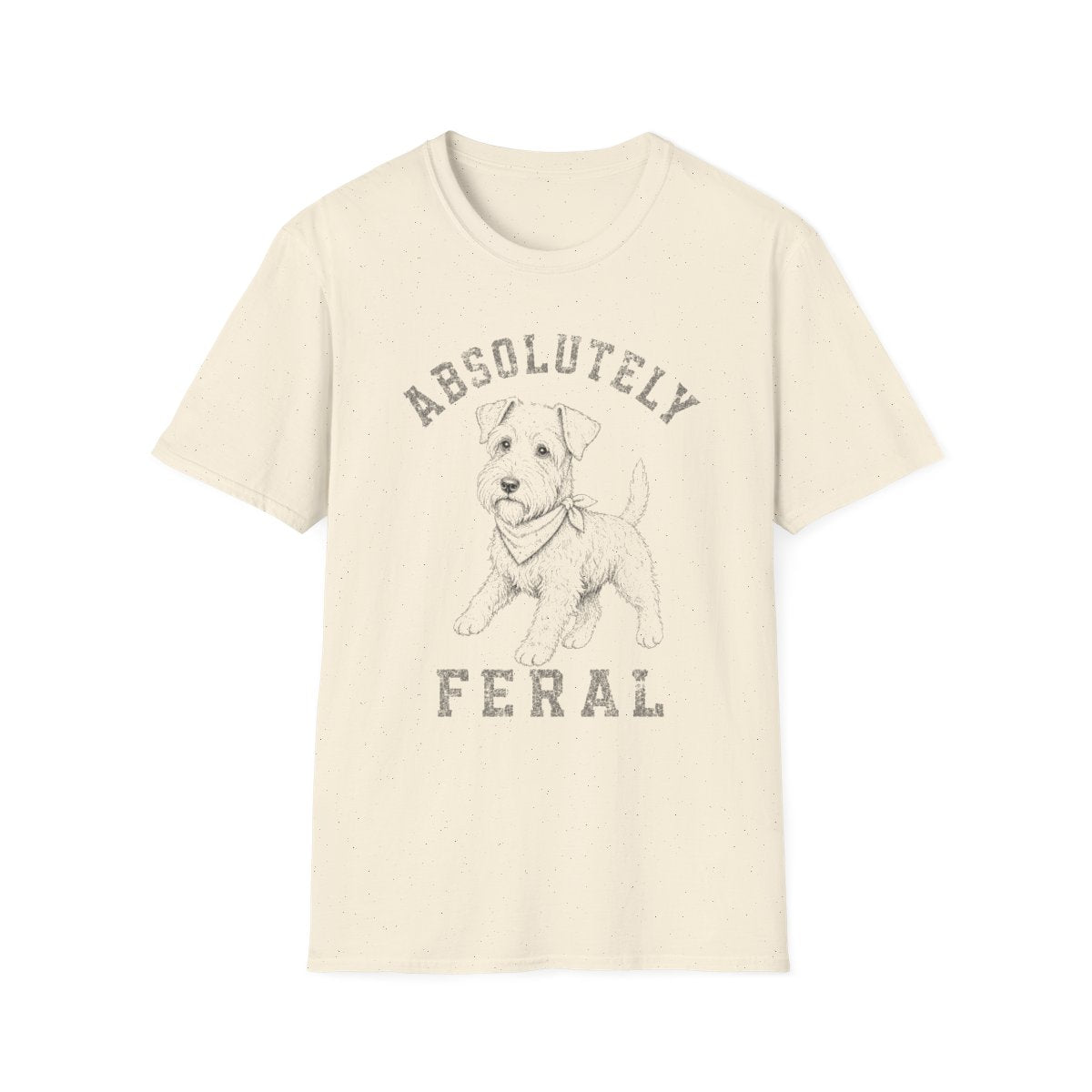Bandana Cesky Terrier Tee - Natural