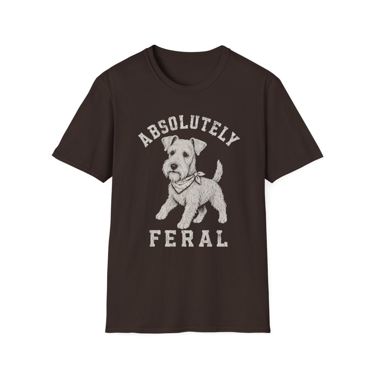 Bandana Cesky Terrier Tee - Dark Chocolate