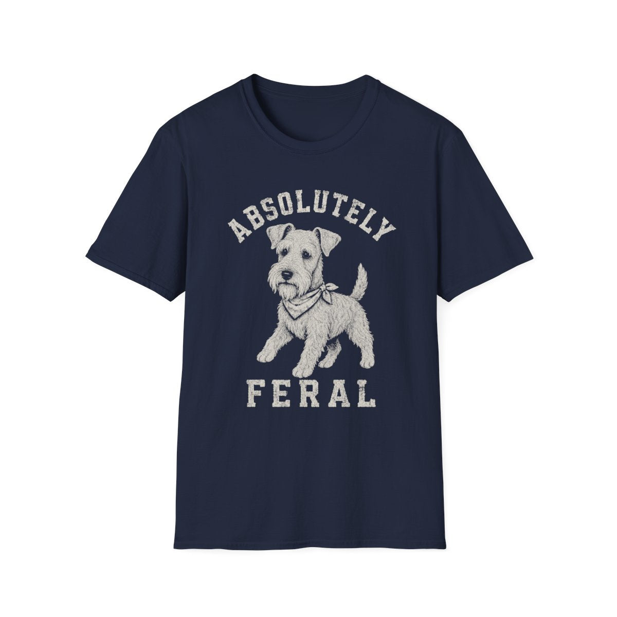 Bandana Cesky Terrier Tee - Navy