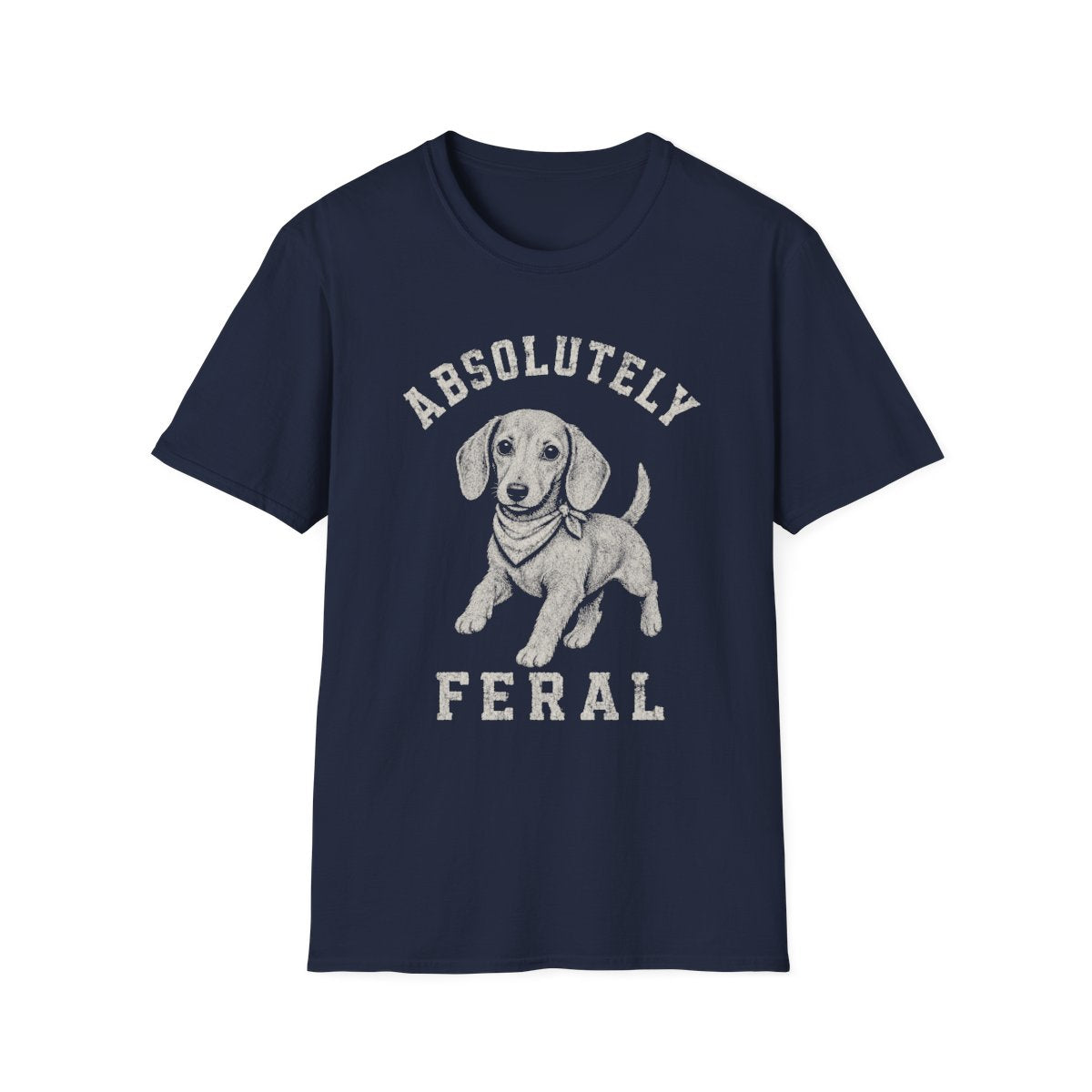 Bandana Dachshund Tee - Navy
