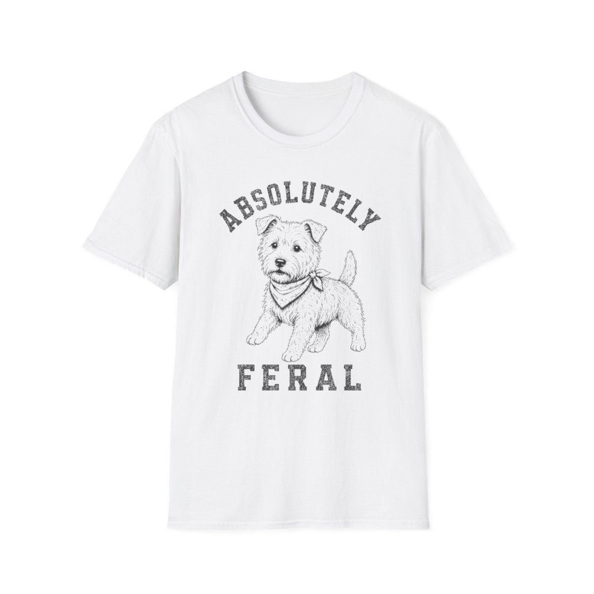 Bandana Glen of Imaal Terrier Tee - White