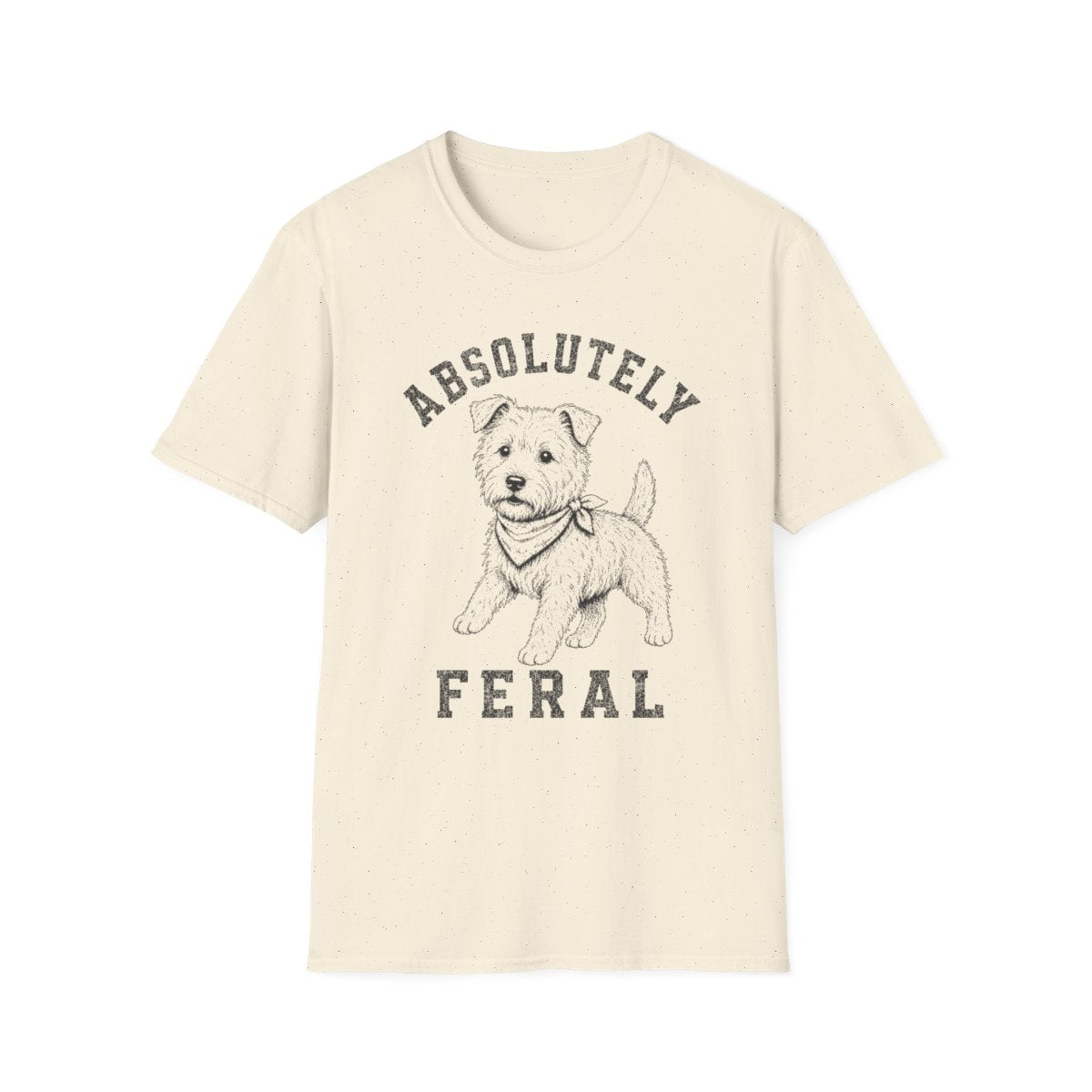 Bandana Glen of Imaal Terrier Tee - Natural