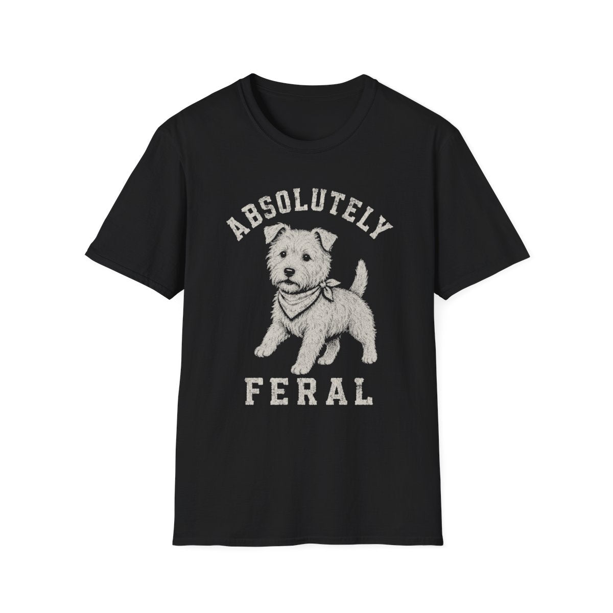 Bandana Glen of Imaal Terrier Tee - Black