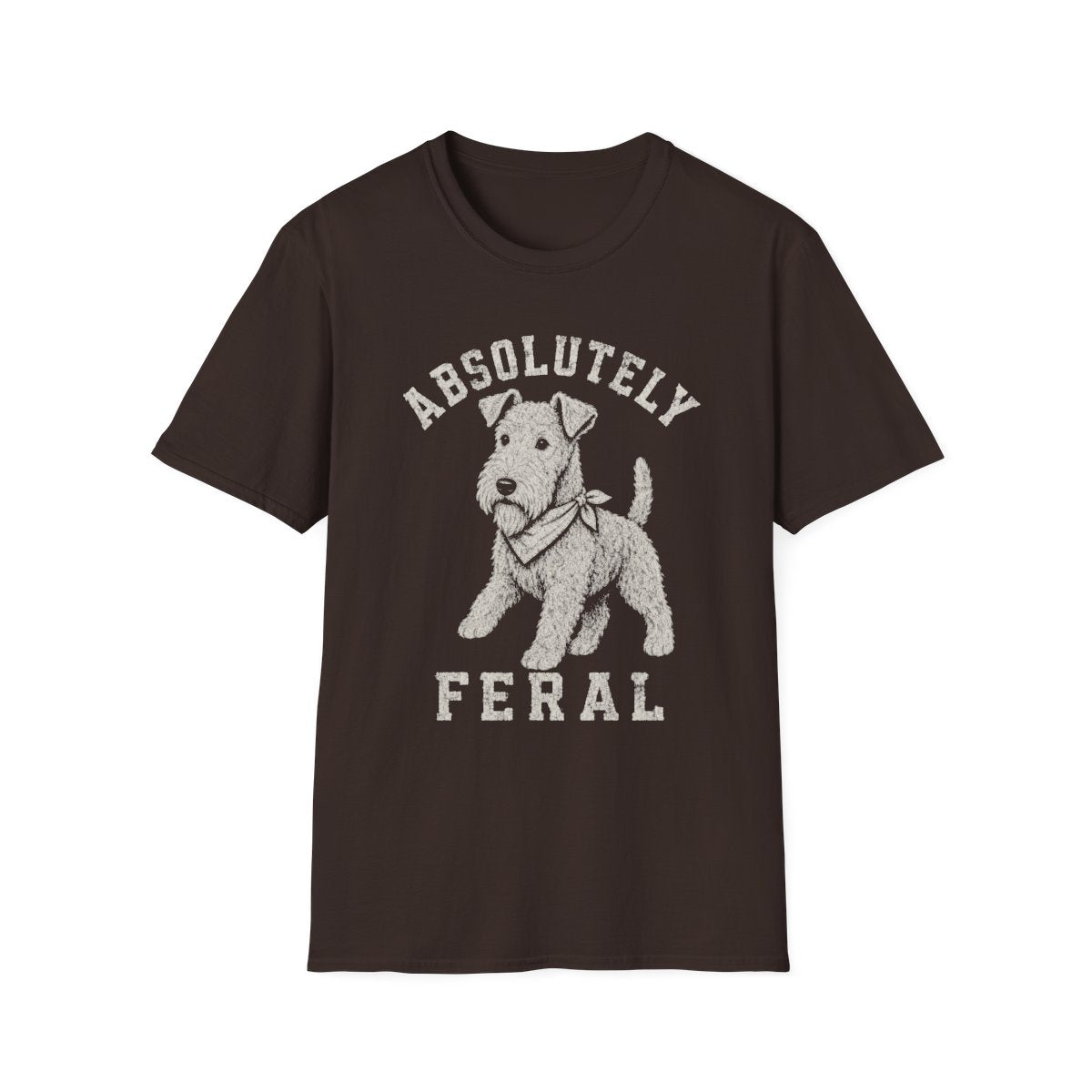 Bandana Kerry Blue Terrier Tee - Dark Chocolate