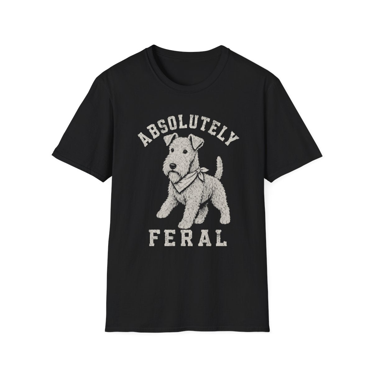 Bandana Kerry Blue Terrier Tee - Black
