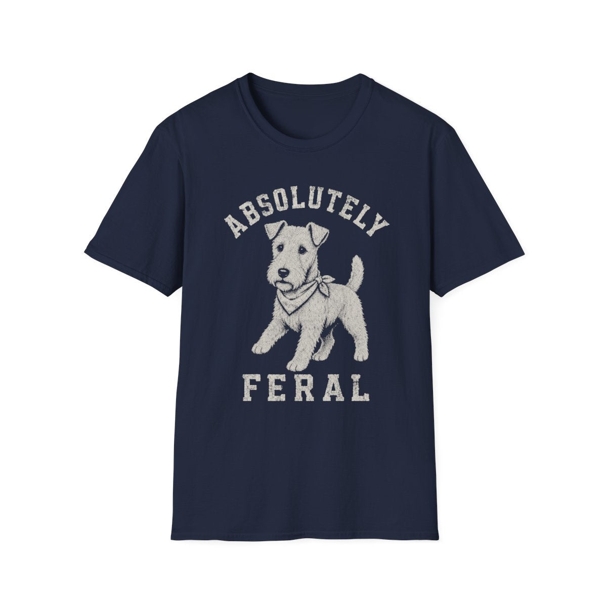 Bandana Lakeland Terrier Tee - Navy