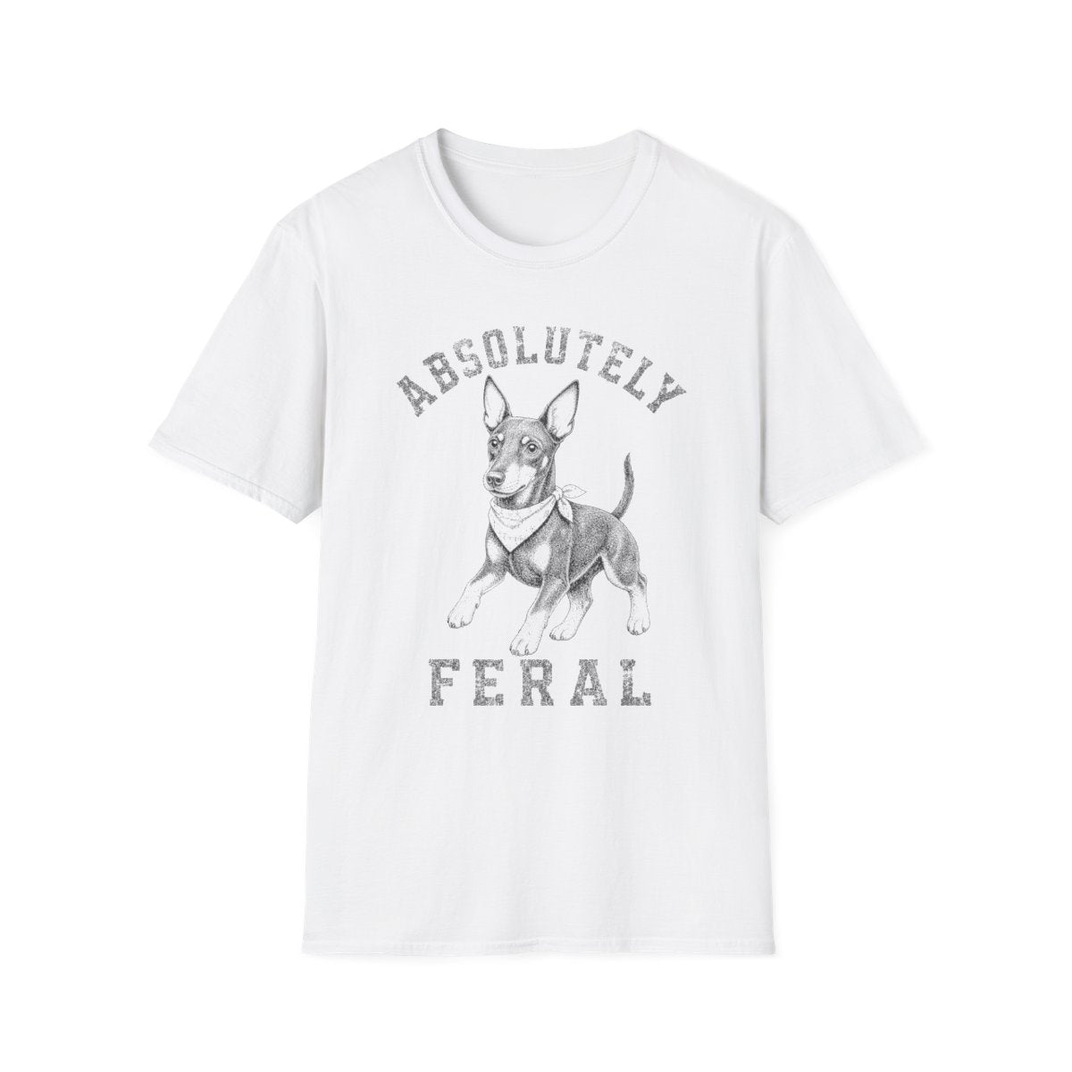Bandana Manchester Terrier Tee - White