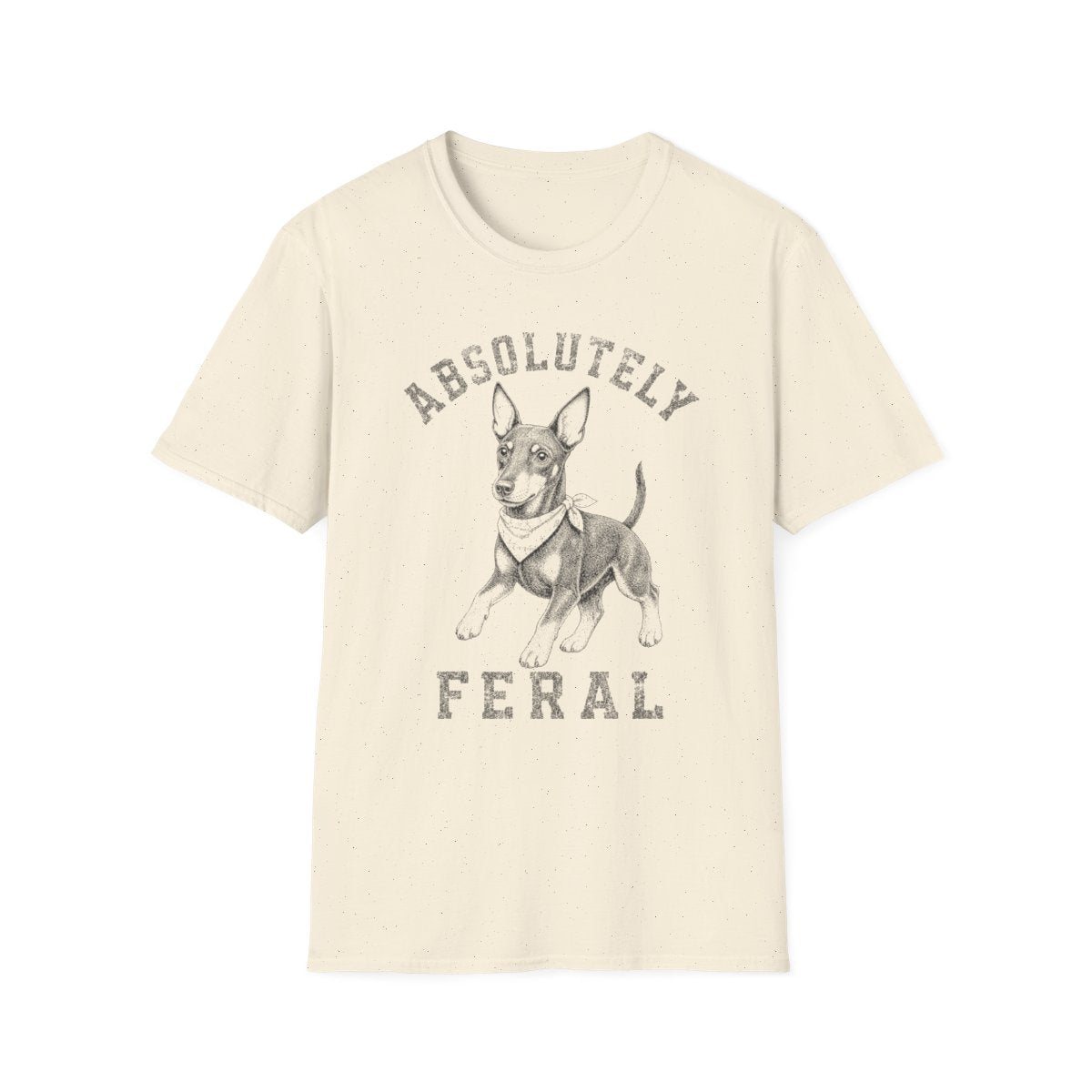 Bandana Manchester Terrier Tee - Natural