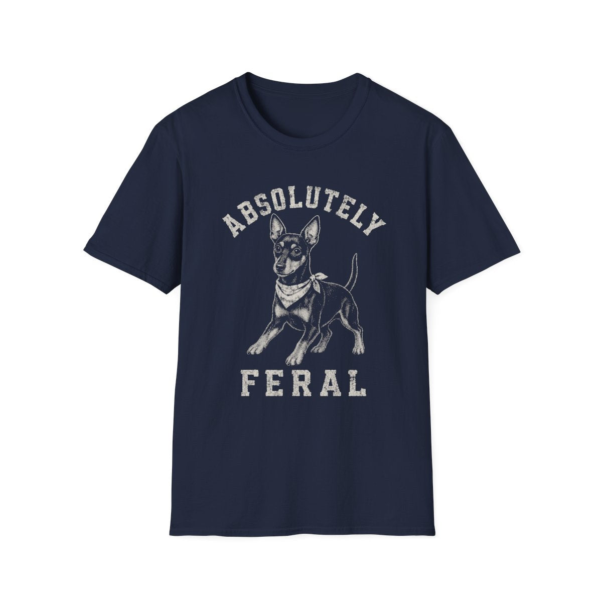 Bandana Manchester Terrier Tee - Navy