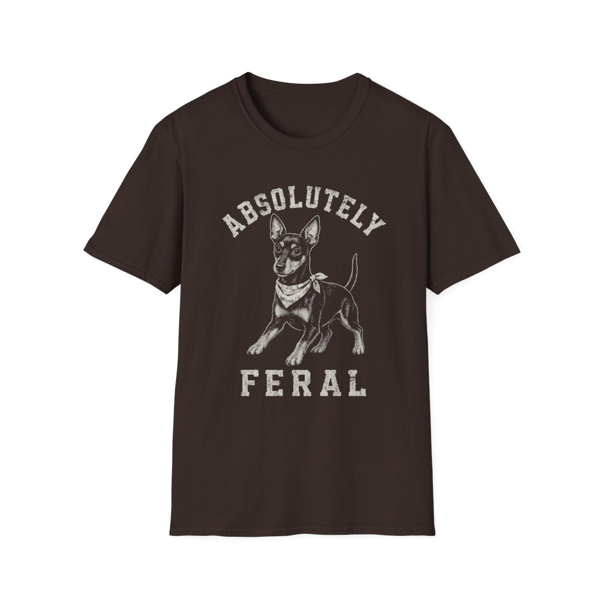 Bandana Manchester Terrier Tee - Dark Chocolate
