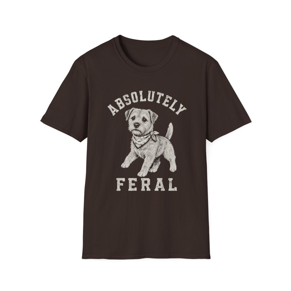 Bandana Parson Russell Terrier Tee - Dark Chocolate