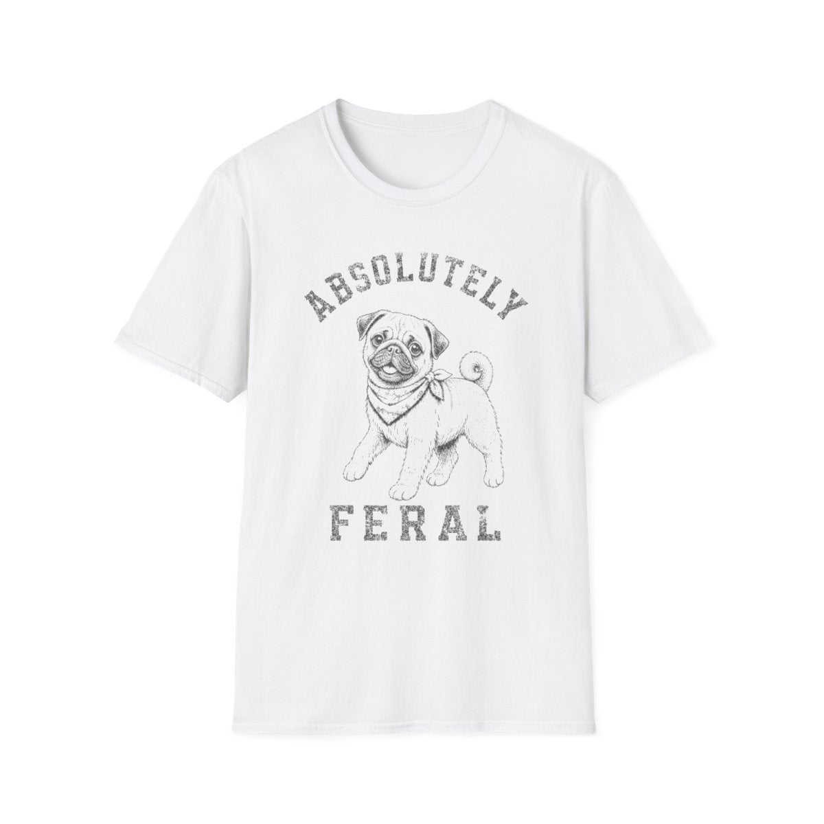 Bandana Pug Tee - White