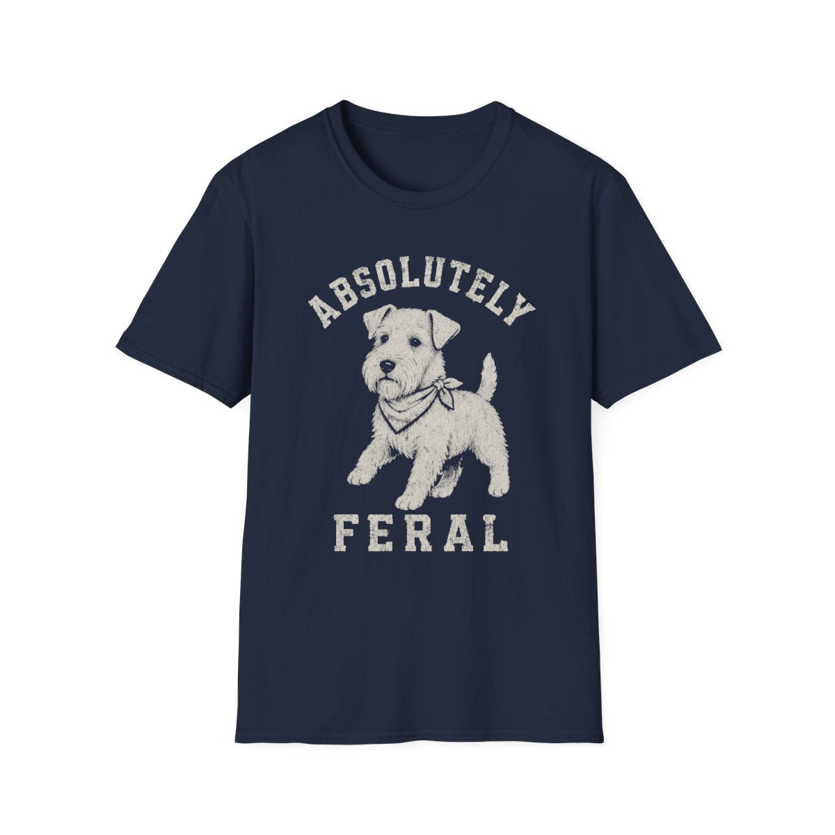 Bandana Sealyham Terrier Tee - Navy