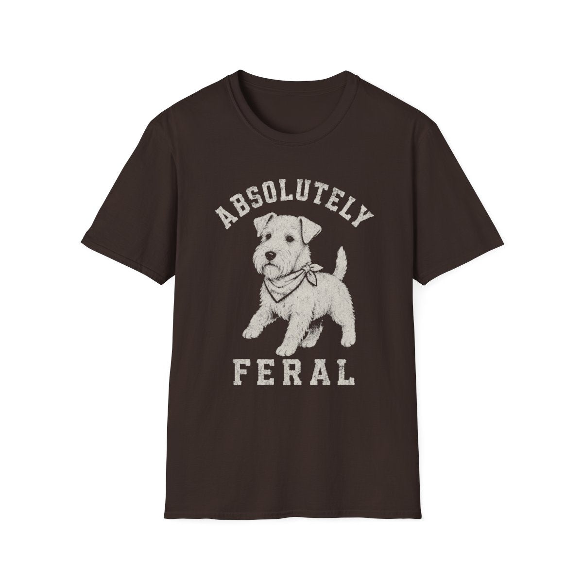 Bandana Sealyham Terrier Tee - Dark Chocolate
