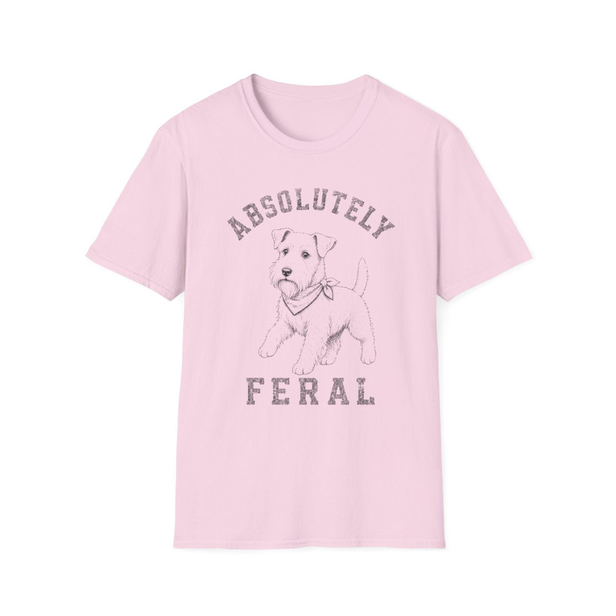 Bandana Sealyham Terrier Tee - Light Pink