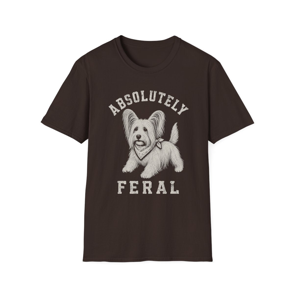 Bandana Skye Terrier Tee - Dark Chocolate