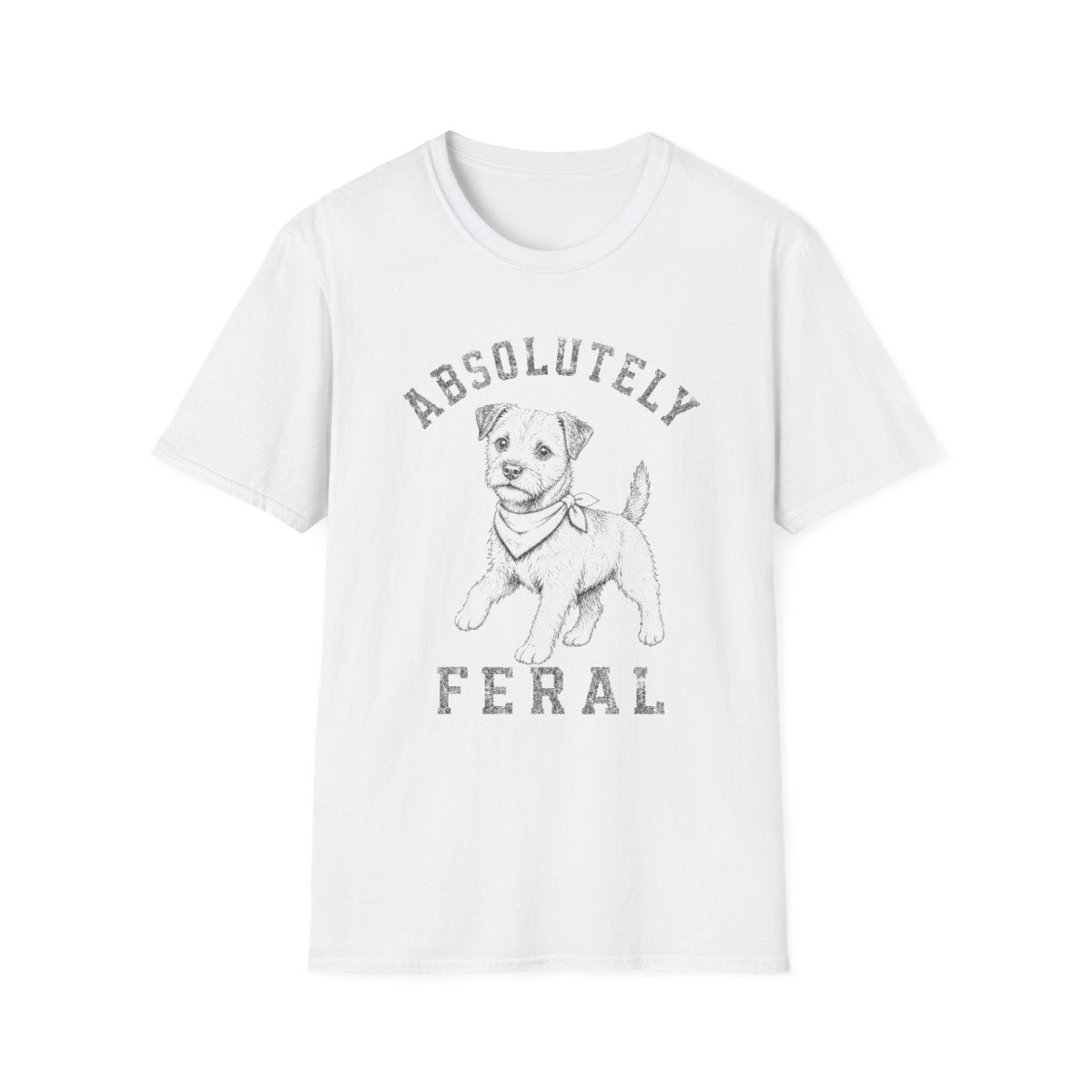 Bandana Smooth Fox Terrier Tee - White