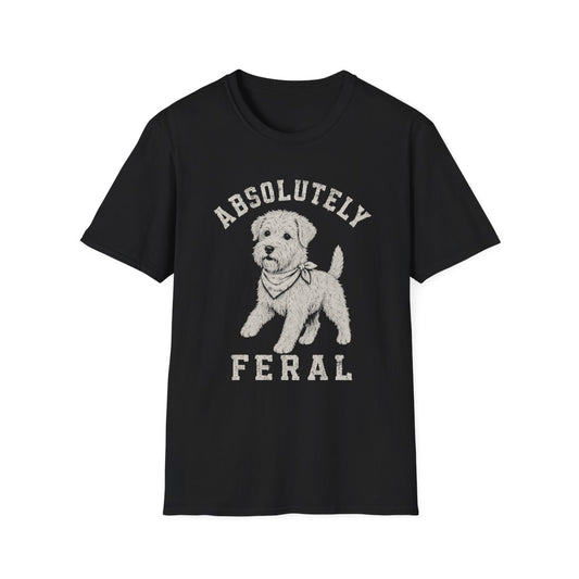 Bandana Soft Coated Wheaten Terrier Tee - Black